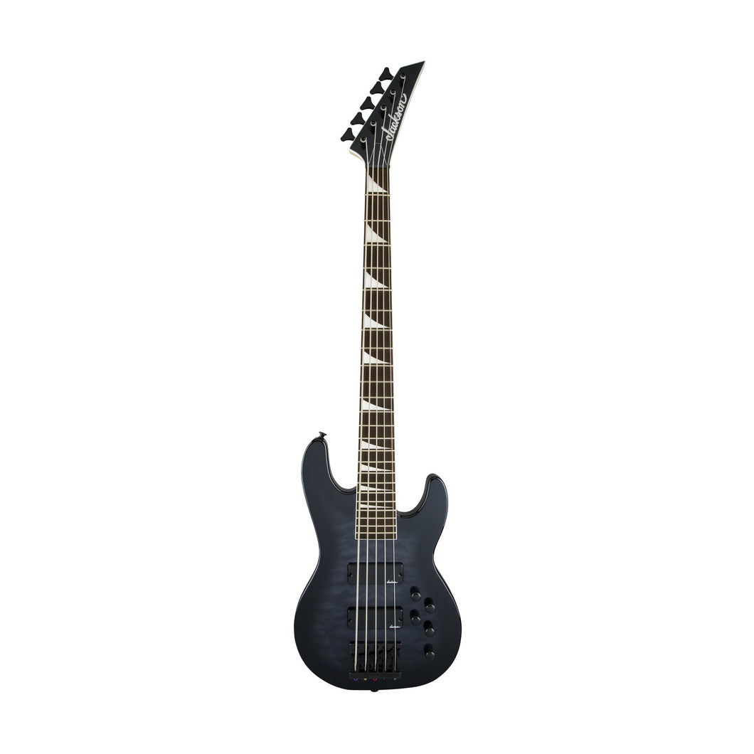 [PREORDER] Jackson JS Series Concert Bass JS3VQ Guitar, Amaranth FB, Transparent Black