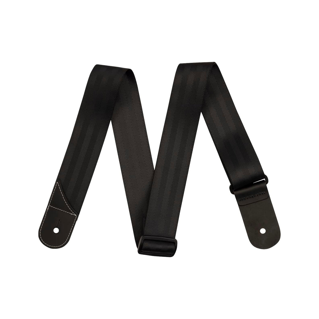 Jackson Seatbelt Shark Fin Guitar Strap, Black