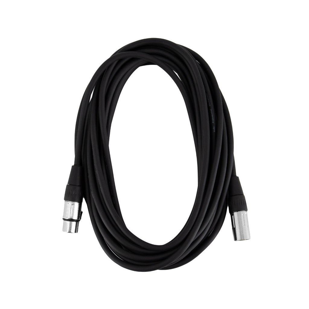 koda essential KMC25 Microphone Cable, 25ft, Black – Mahogany Music