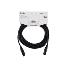 koda plus KMC25 Microphone Cable, 25ft, Black
