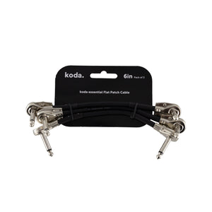 Koda essential Flat Patch Cable, 6inch, Pack of 3