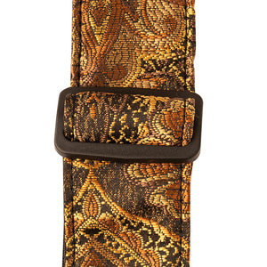 PRS 2 Inch Paisley Nylon Guitar Strap, Brown
