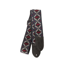 PRS Jacquard Hootenanny Style Guitar Strap, Red, White & Blue Birds