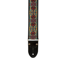 PRS 2 Inch Deluxe Retro Guitar Strap, Black/Red