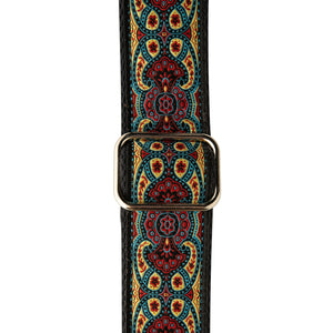 PRS 2 Inch Deluxe Retro Guitar Strap, Black/Red