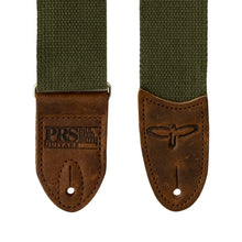 PRS Deluxe 2inch Cotton Guitar Strap, Green