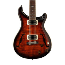 [PREORDER] PRS SE Ed Sheeran Flat Back Hollowbody I Baritone Piezo Electric Guitar, Orange Tiger Smokeburst