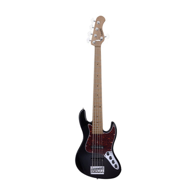 [PREORDER] Sadowsky MetroExpress 21-fret Vintage JJ 5-String Bass Guitar, Maple FB, Black High Polish