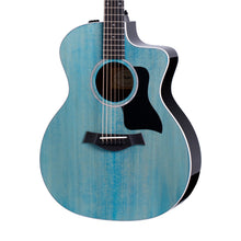 [PREORDER] Taylor 214ce Deluxe Grand Auditorium Acoustic Guitar, Trans Blue Top