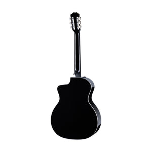 [PREORDER] Taylor 214ce-N DLX Special Edition Grand Auditorium Nylon-String Acoustic Guitar w/Bag, Black