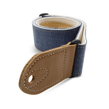 Taylor 2" Vegan Herringbone Hemp Cotton Guitar Strap, Blue