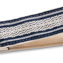 [PREORDER] Taylor 2Inch Academy Jacquard Leather Guitar Strap w/Amber Buckle, White/Brown