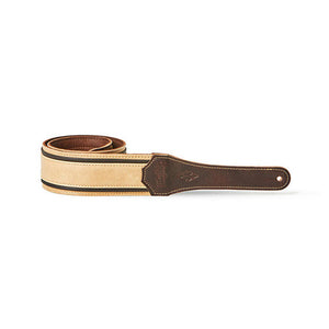 Taylor Reflections 2.5 Leather Guitar Strap, Spruce/Ebony