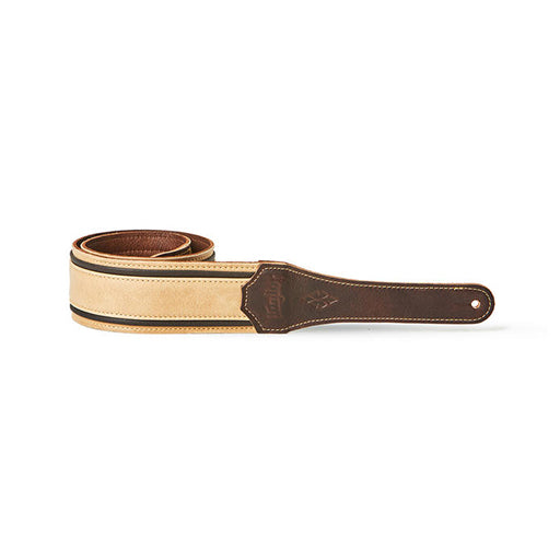 Taylor Reflections 2.5 Leather Guitar Strap, Spruce/Ebony