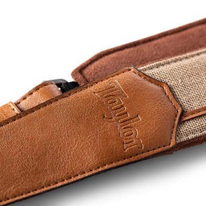 Taylor 2.5" Vegan Leather Guitar Strap, Tan