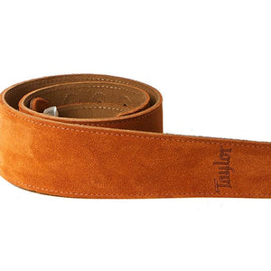 Taylor Embroidered Suede 2.5Inch Guitar Strap, Honey