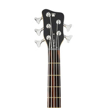 [PREORDER] Warwick RockBass Artist Line Robert Trujillo 5-String Bass Guitar, Solid Black Satin