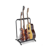 Warwick RockStand Multiple 3 (2xElectric/1xAcoustic) Guitar rack stand, Black