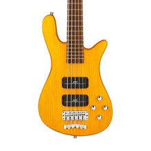[PREORDER] Warwick RockBass Streamer Standard 5-String Bass Guitar, Honey Violin Transparent Satin