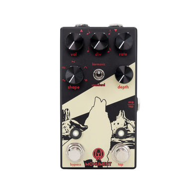 Walrus Audio Monument Harmonic Tap Tremolo Guitar Effects Pedal, Obsidian Series