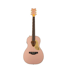 Gretsch G5021E Ltd Ed Rancher Penguin Parlor Acoustic Guitar, RW FB, Shell Pink