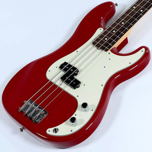 [PREORDER] Fender FSR Collection Traditional Late 60s Jazz Bass Guitar, RW FB, Dakota Red