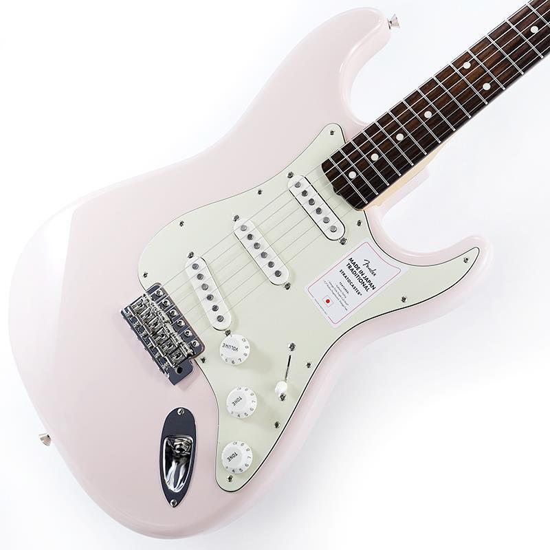 [PREORDER] Fender Japan Traditional 60s Stratocaster Electric Guitar, RW FB, Shell Pink