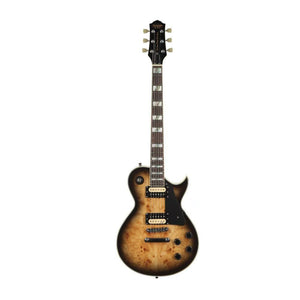 SQOE SELP500 Les Paul HH Electric Guitar with Rosewood Fretboard Black Sunburst