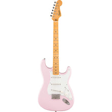[PREORDER] Squier Classic Vibe 50s Stratocaster Hardtail Electric Guitar, Maple FB, Shell Pink