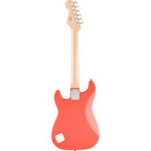 [PREORDER] Squier FSR Mini Stratocaster Electric Guitar, Maple FB, Tahitian Coral