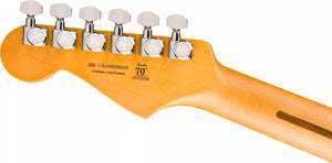[PREORDER] Fender FSR American Ultra II Stratocaster HSS Electric Guitar, Ebony FB, Solar Flare
