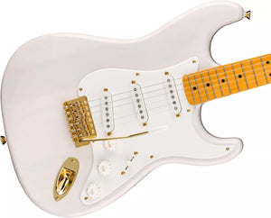 [PREORDER] Squier FSR Classic Vibe 50s Stratocaster Electric Guitar, Maple FB, White Blonde