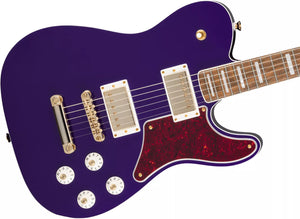 [PREORDER] Squier FSR Paranormal Troublemaker Telecaster Deluxe Electric Guitar, Laurel FB, Purple Metallic