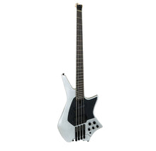 HILS NEXT HZB4 Multiscale 4 String Headless Bass - Satin Silver