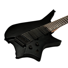 HILS HZ7 Headless Multi-Scale 7-String Electric Guitar - Galaxy Black