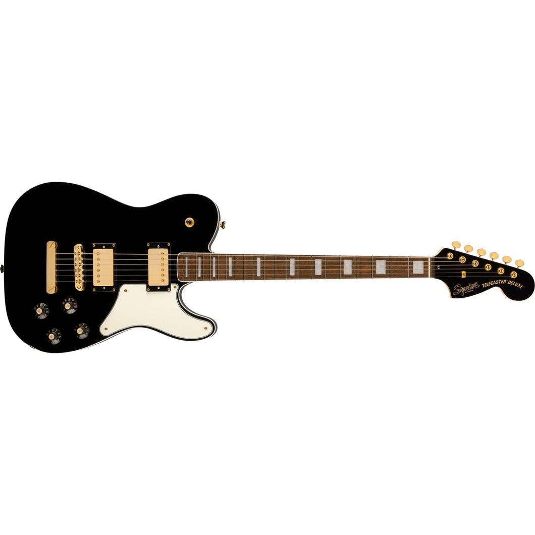 [PREORDER] Squier Limited Edition Paranormal Troublemaker Telecaster Deluxe Guitar, Laurel DB, Black