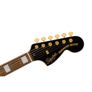 [PREORDER] Squier Limited Edition Paranormal Troublemaker Telecaster Deluxe Guitar, Laurel DB, Aztec Gold'