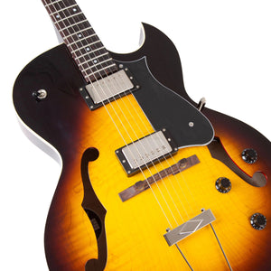 [PREORDER] Heritage Standard Collection H-575 Hollow Electric Guitar with Case, Original Sunburst