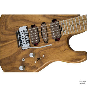 [PREORDER] Charvel Guthrie Govan Signature HSH Caramelized Ash Guitar, Caramelized Flame Maple FB, Natural