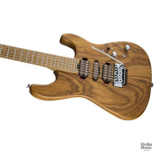 [PREORDER] Charvel Guthrie Govan Signature HSH Caramelized Ash Guitar, Caramelized Flame Maple FB, Natural