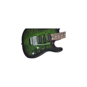 [PREORDER] Charvel MJ SD1 24 HSH Electric Guitar w/Floyd Rose, PF FB, Transparent Green Burst