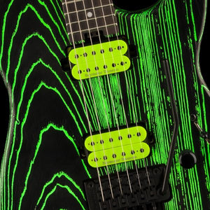 [PREORDER] Charvel Pro-Mod San Dimas Style 1 HH FR E Ash Electric Guitar, Ebony FB, Green Glow