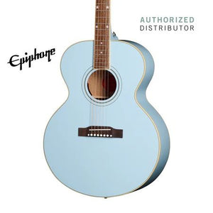 (Epiphone Inspired by Gibson Custom) Epiphone J-180 LS Acoustic-Electric Guitar - Frost Blue