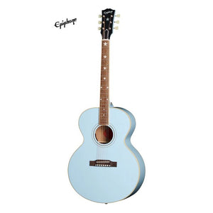 (Epiphone Inspired by Gibson Custom) Epiphone J-180 LS Acoustic-Electric Guitar - Frost Blue