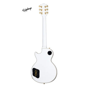 (Epiphone Inspired by Gibson Custom) Epiphone Les Paul Custom Electric Guitar - Alpine White