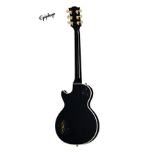 (Epiphone Inspired by Gibson Custom) Epiphone Les Paul Custom Electric Guitar - Ebony