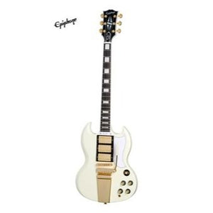 (Epiphone Inspired by Gibson Custom) Epiphone 1963 SG Custom Electric Guitar - Classic White