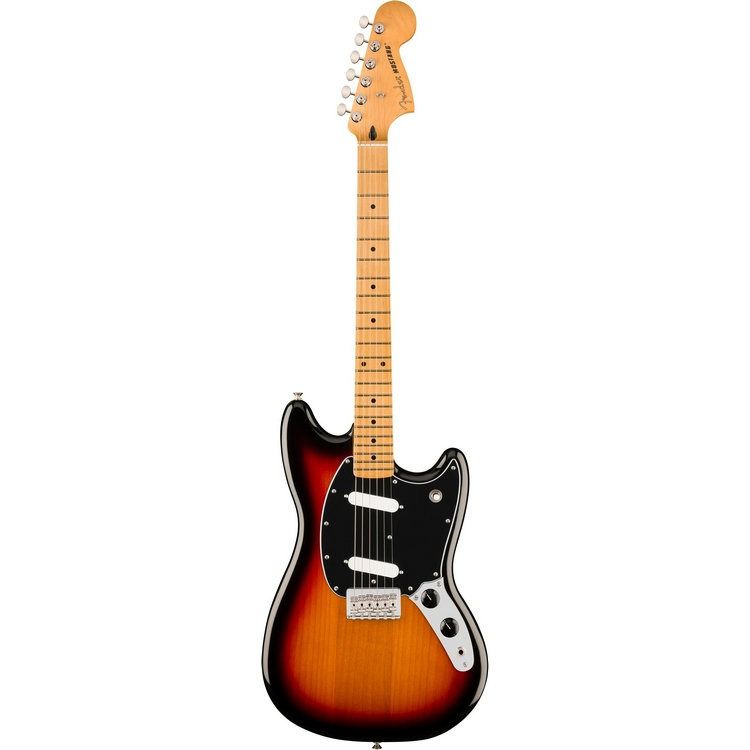 [PREORDER] Fender Player II Mustang Electric Guitar, Maple FB, 3-Tone Sunburst