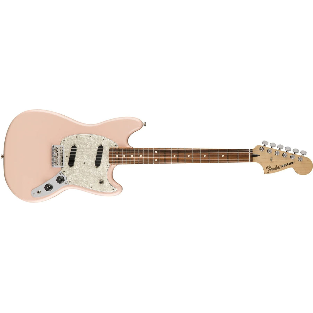 [PREORDER] Fender Mustang Electric Guitar, Pau Ferro FB, Shell Pink