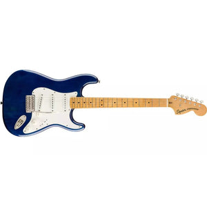 [PREORDER] Squier FSR Classic Vibe 70s Stratocaster Electric Guitar, Maple FB, Sapphire Blue